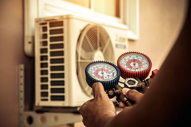 Professional Hvac Maintenance technician working in Harmony, NC
